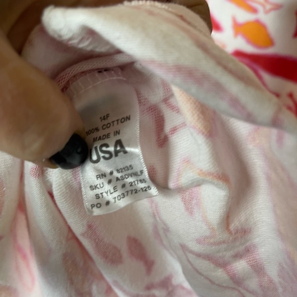 Fresh Produce Pink and Orange Dress Sz M - Picture 4 of 4